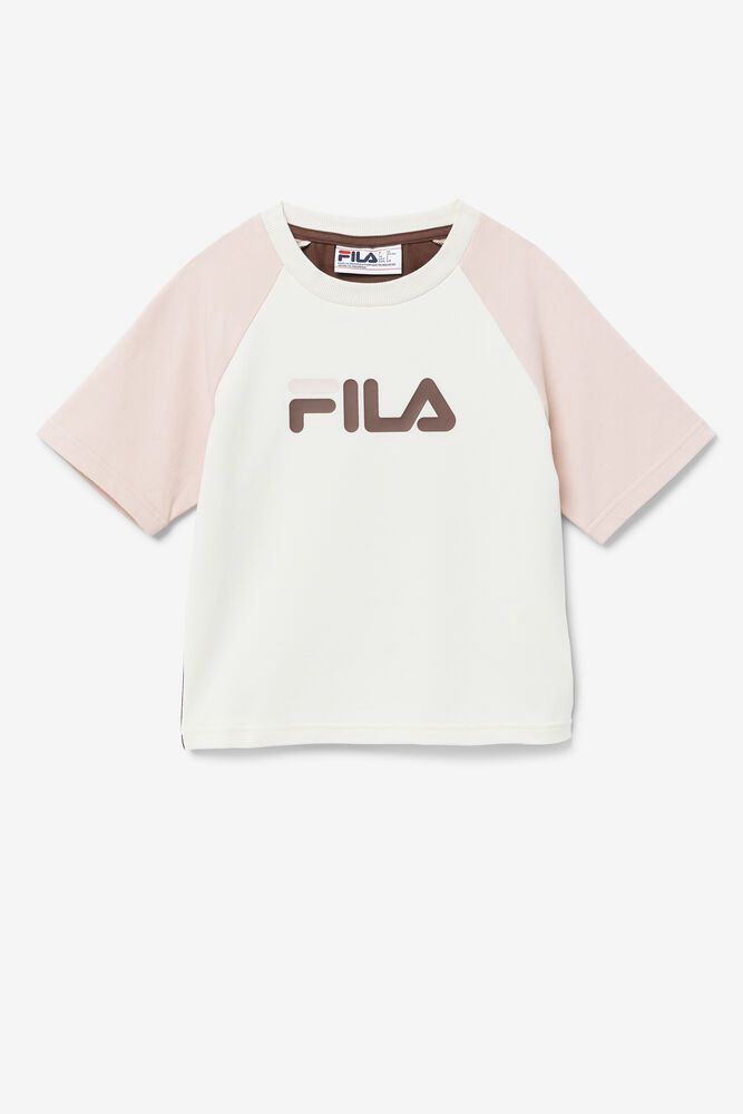 Fila T-Shirt Womens White - Aisha - Philippines 9856720-VM